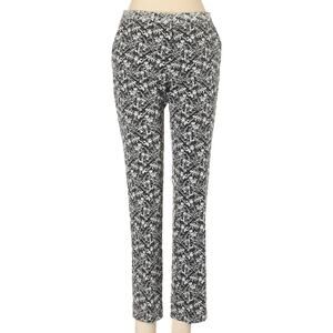 Beatrice.b Black White Floral Skinny Pants Size 2